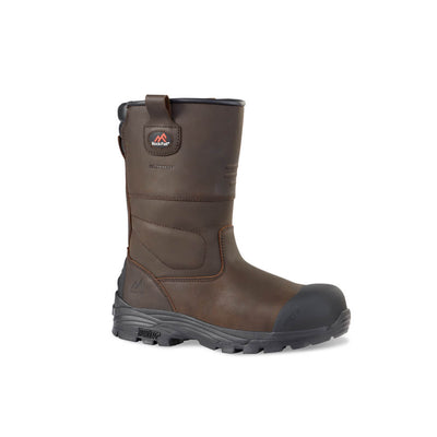 Rock Fall RF70 Texas Waterproof Rigger Boots Brown Main#colour_brown