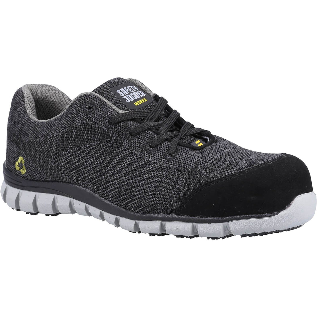 Safety Jogger Morris S1P Trainers Black 1#colour_black