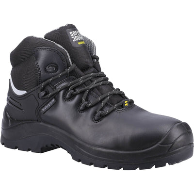 Safety Jogger X430 S3 Waterproof Safety Shoes Black 1#colour_black