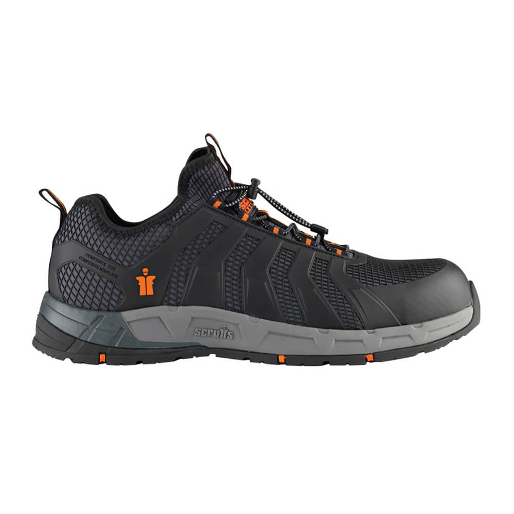 Scruffs Argon Lightweight Safety Work Trainers Black – workweargurus.com