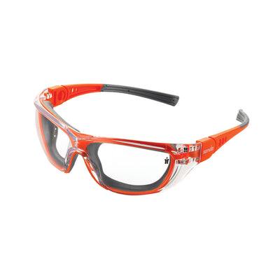 Scruffs Falcon Scratch-resistant UV-protective Safety Glasses Orange 1#colour_orange
