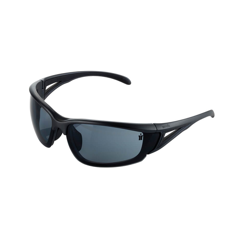 Scruffs Hawk UV-Protective Safety Glasses Black Black 1#colour_black