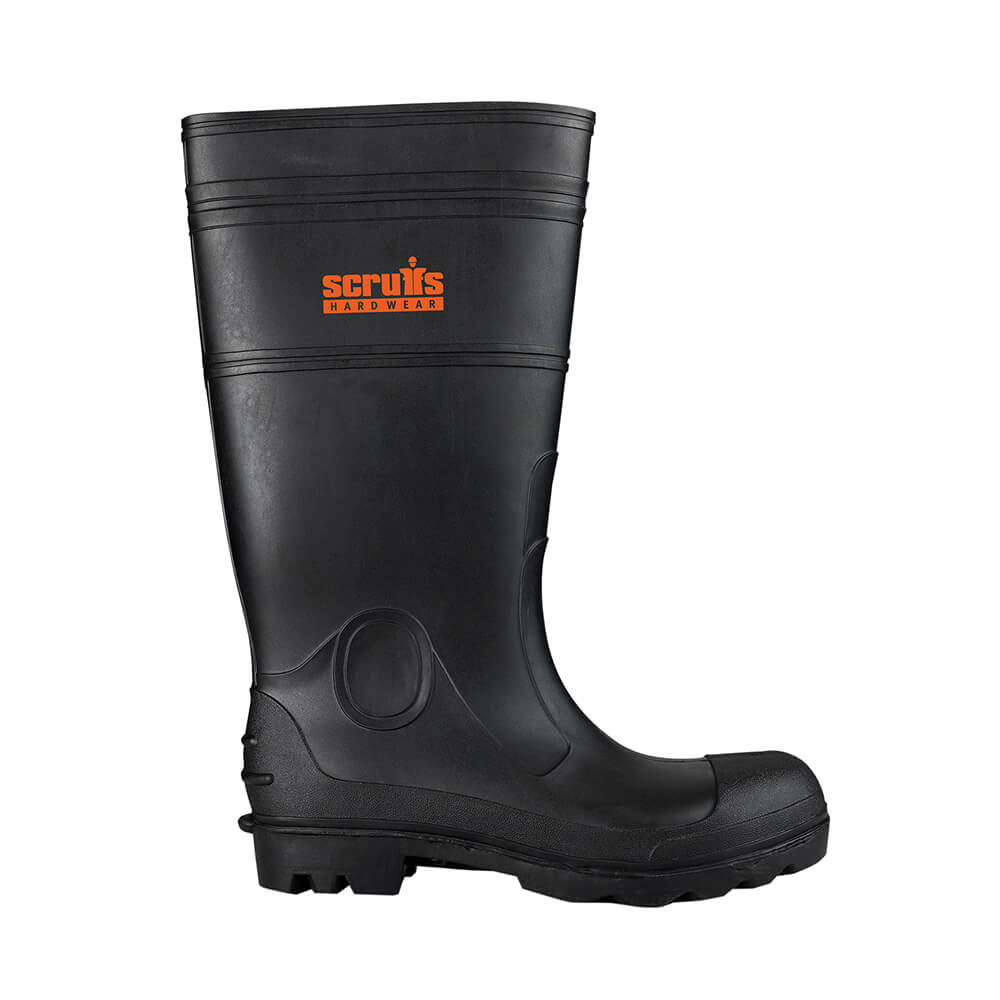 Scruffs Hayeswater Safety Wellies Black 1#colour_black