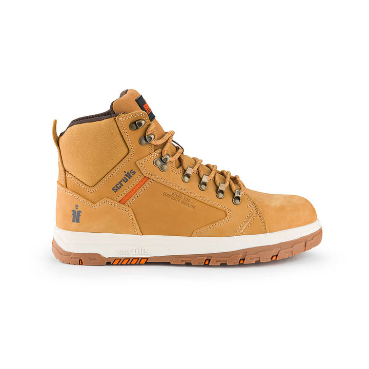 Scruffs Nevis Safety Work Boots Tan Tan 1#colour_tan