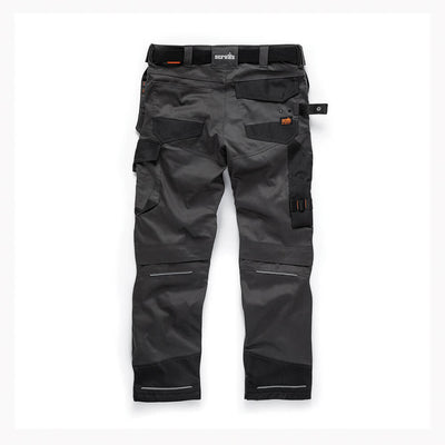 Scruffs Pro Flex Holster Pocket Work Trousers Graphite Graphite 2#colour_graphite
