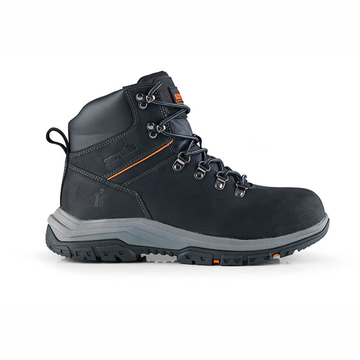 Scruffs Rafter Safety Work Boots Black Black 1#colour_black