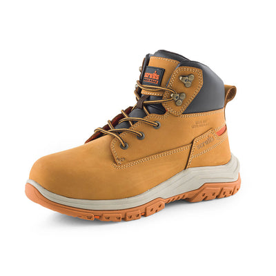 Scruffs Ridge Safety Work Boots Tan Tan 2#colour_tan