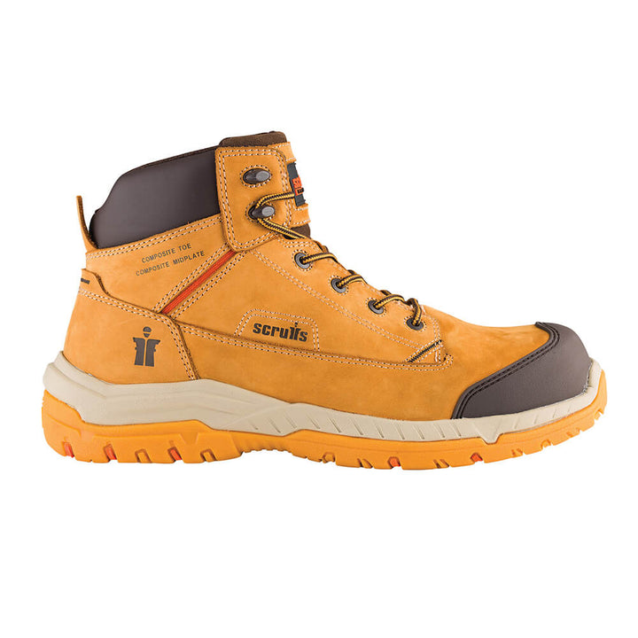 Scruffs Solleret Safety Work Boots Tan Tan 1#colour_tan