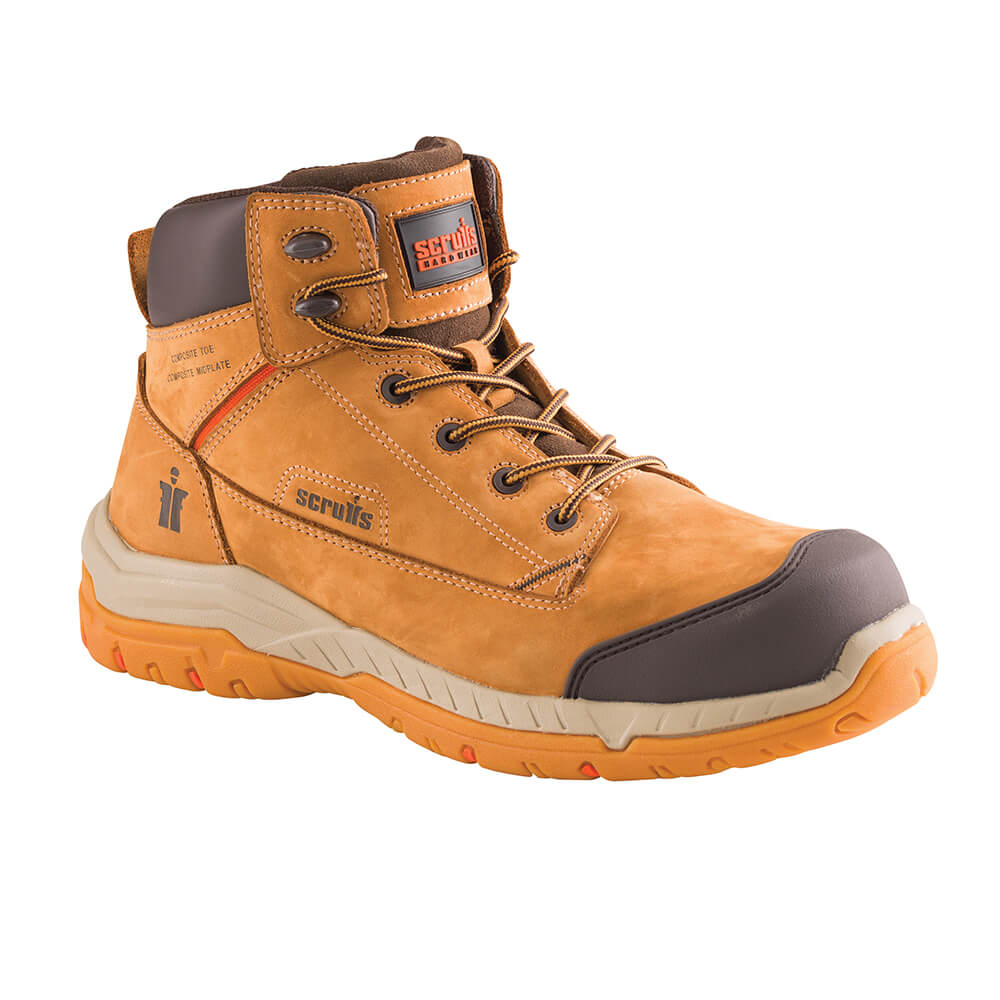 Scruffs Solleret Safety Work Boots Tan Tan 5#colour_tan
