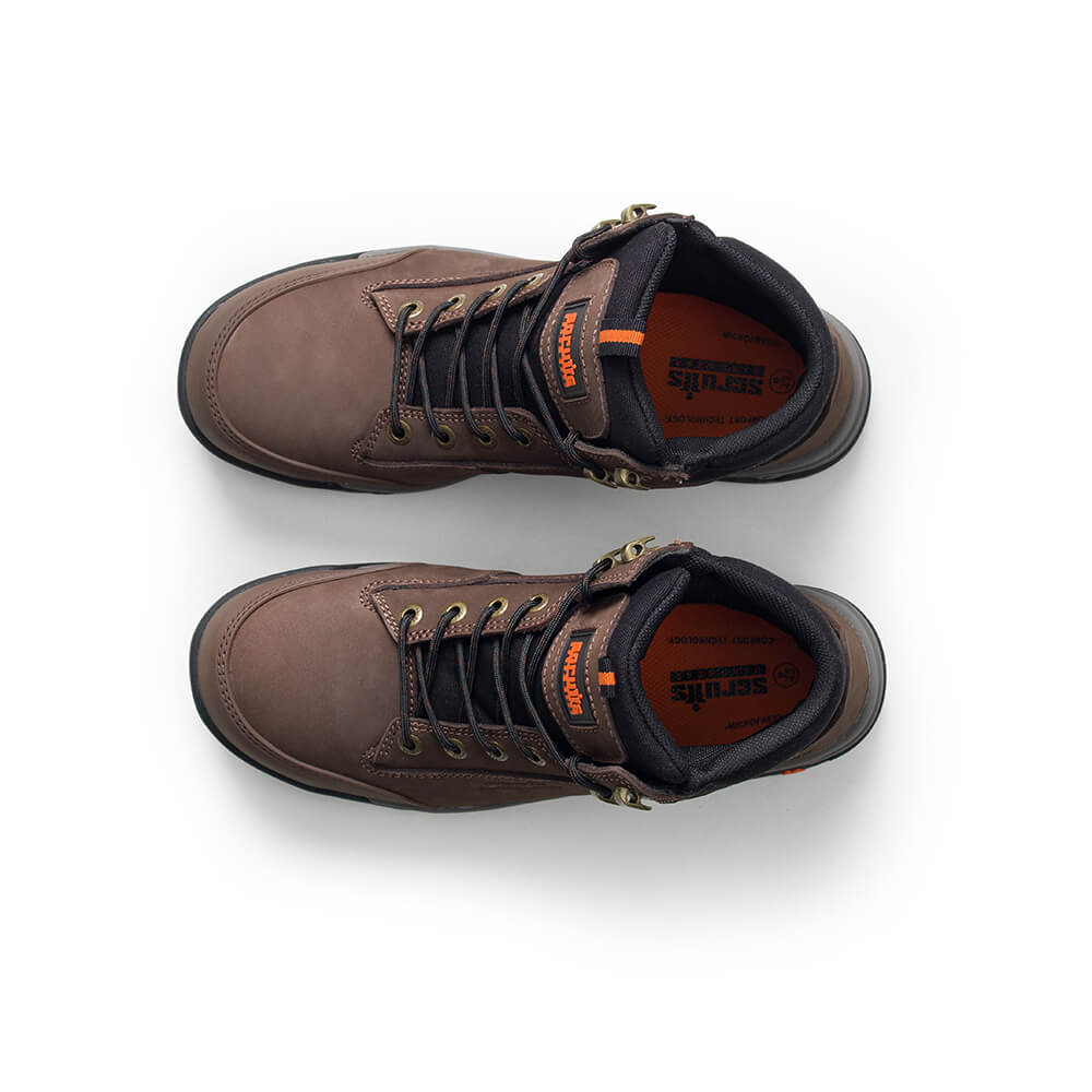 Scruffs Switchback 3 Safety Work Boots Chocolate 2#colour_chocolate