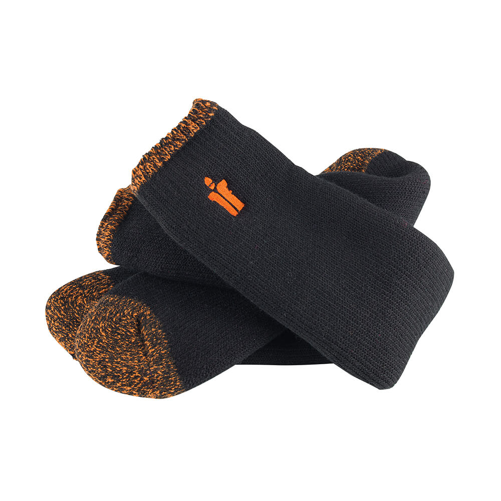 Scruffs Thermal Work Socks Black Black 1#colour_black