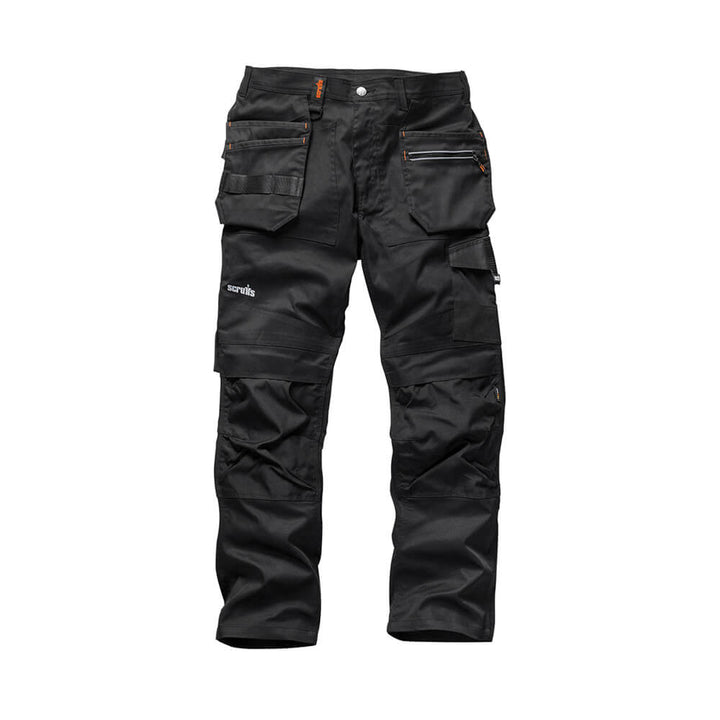 Scruffs Trade Flex Work Trousers Black 1#colour_black