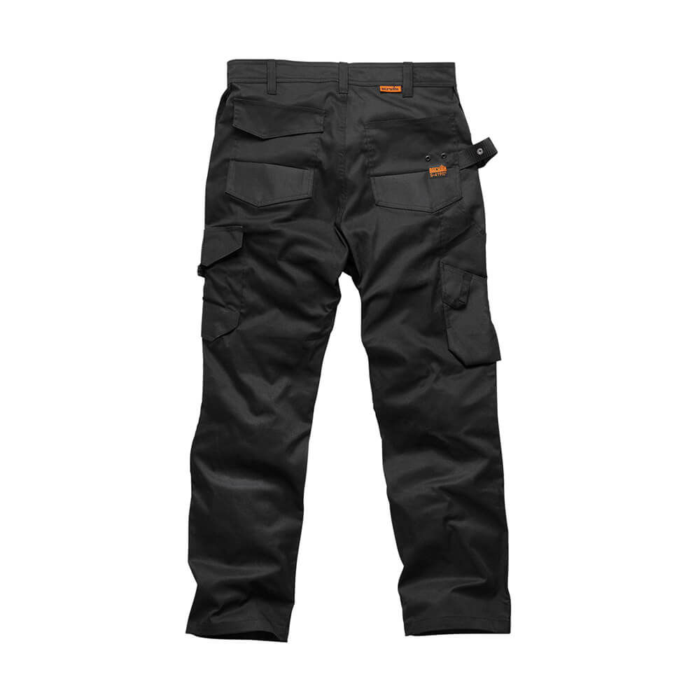 Scruffs Trade Flex Work Trousers Black 2#colour_black