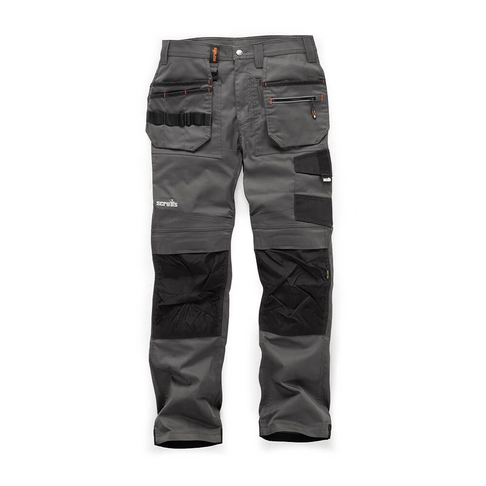 Scruffs Trade Flex Work Trousers Graphite 1#colour_graphite