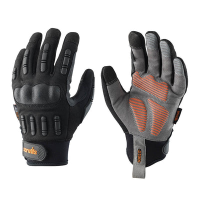 Scruffs Trade Shock Impact Gloves Black Black 1#colour_black