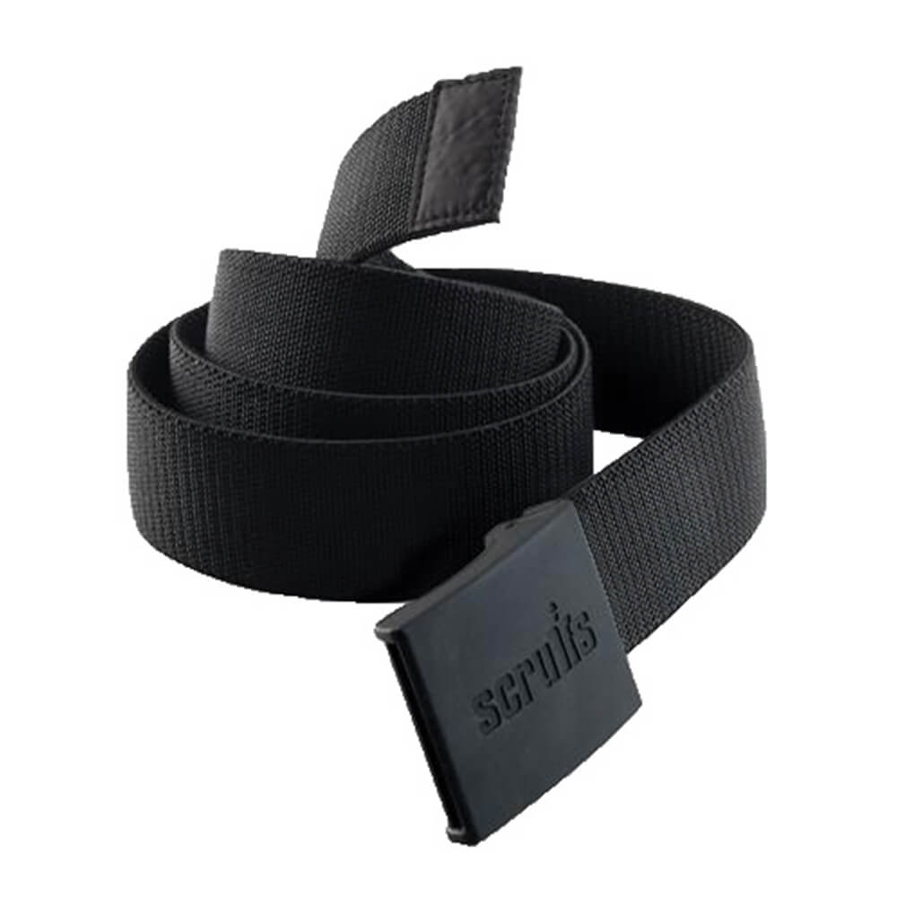 Scruffs Trade Stretch Belt Black Black 1#colour_black