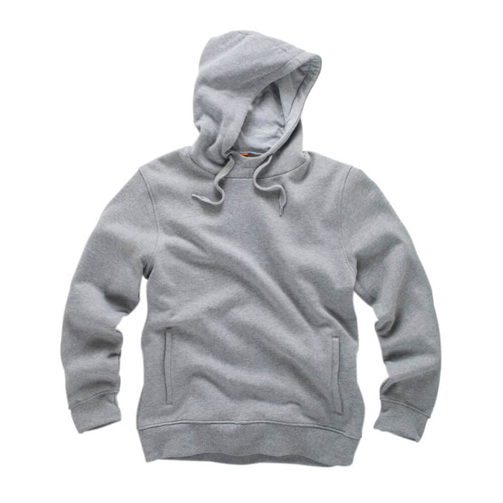 Scruffs Worker Hoodie Grey Marl Grey 1#colour_grey