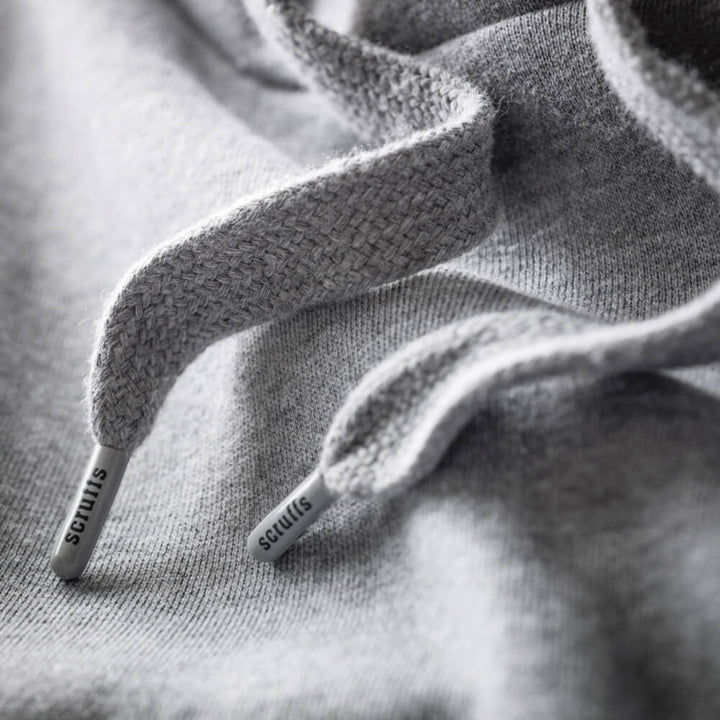 Scruffs Worker Hoodie Grey Marl Grey 3#colour_grey