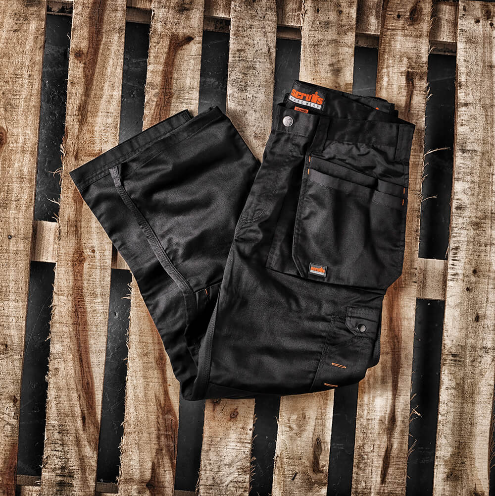 Scruffs Worker Plus Trousers Black 2#colour_black
