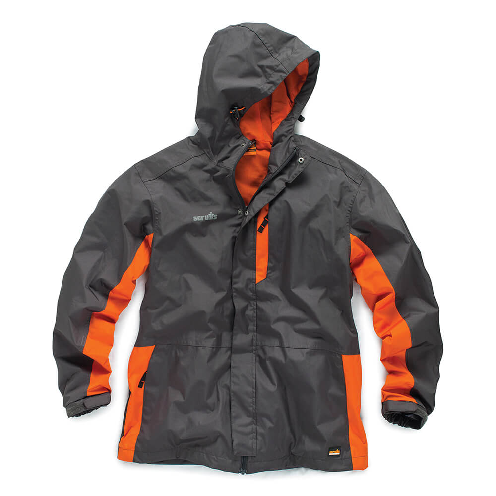 Scruffs Worker Ripstop Jacket Charcoal 1#colour_charcoal