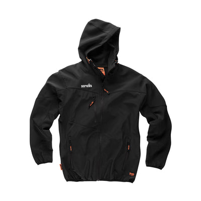 Scruffs Worker Softshell Jacket Black Black 1#colour_black
