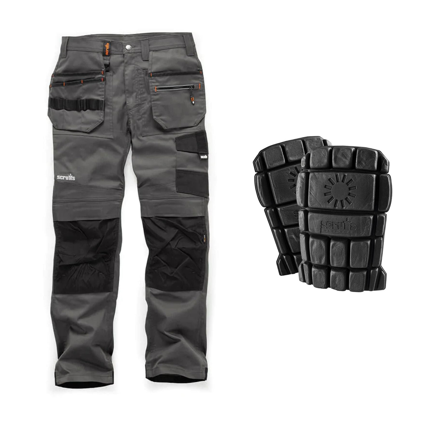 Scruffs Special Offer Pack - Trade Flex Work Trousers + Knee Pads