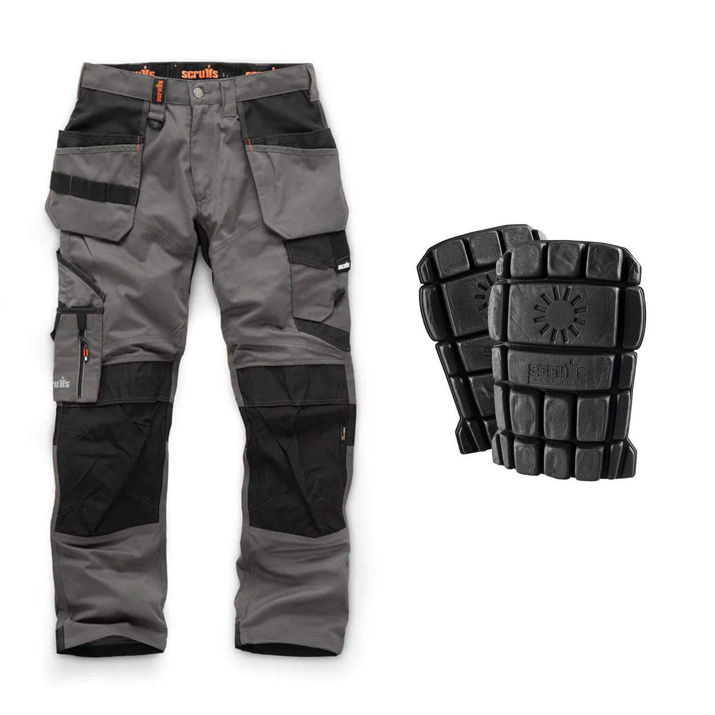 Scruffs Special Offer Pack - Trade Holster Pocket Work Trousers + Knee Pads