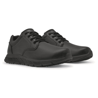 Shoes For Crews Saloon II Mens Slip Resistant Shoes Black 5#colour_black