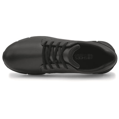 Shoes For Crews Saloon II Mens Slip Resistant Shoes Black 8#colour_black