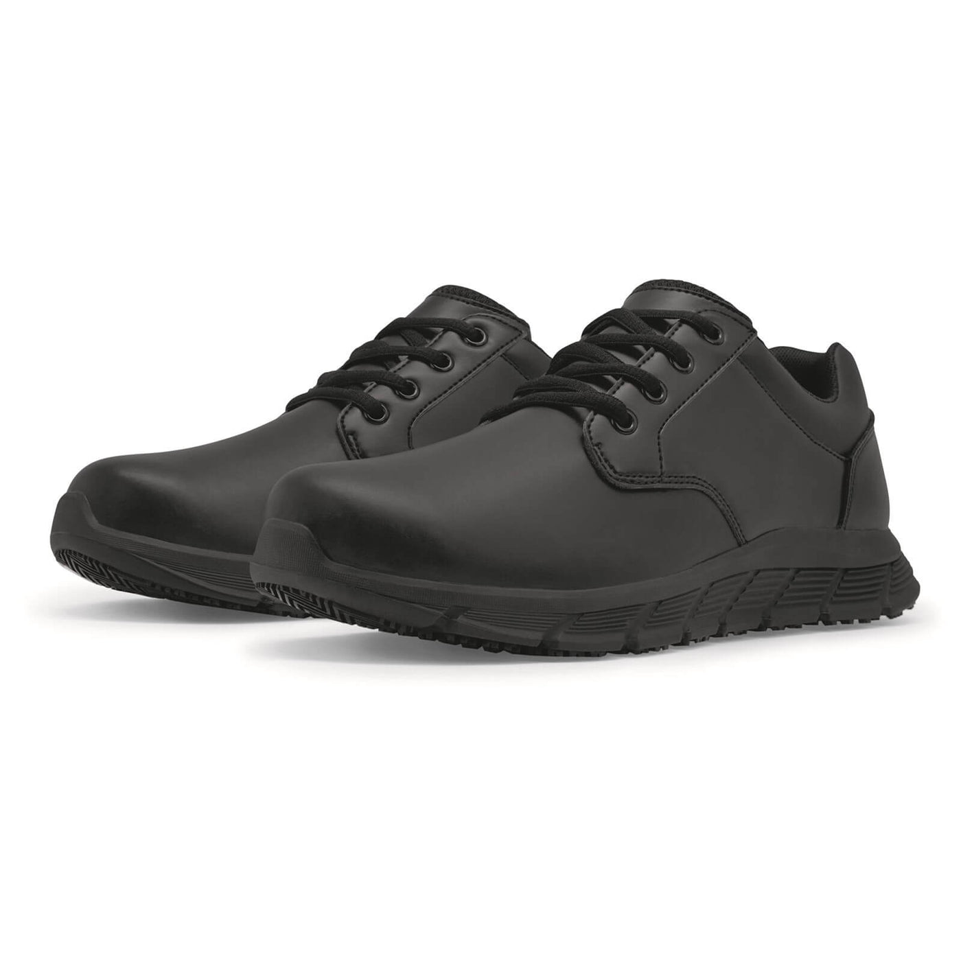 Shoes For Crews Saloon II Womens Slip Resistant Shoes Black 6#colour_black