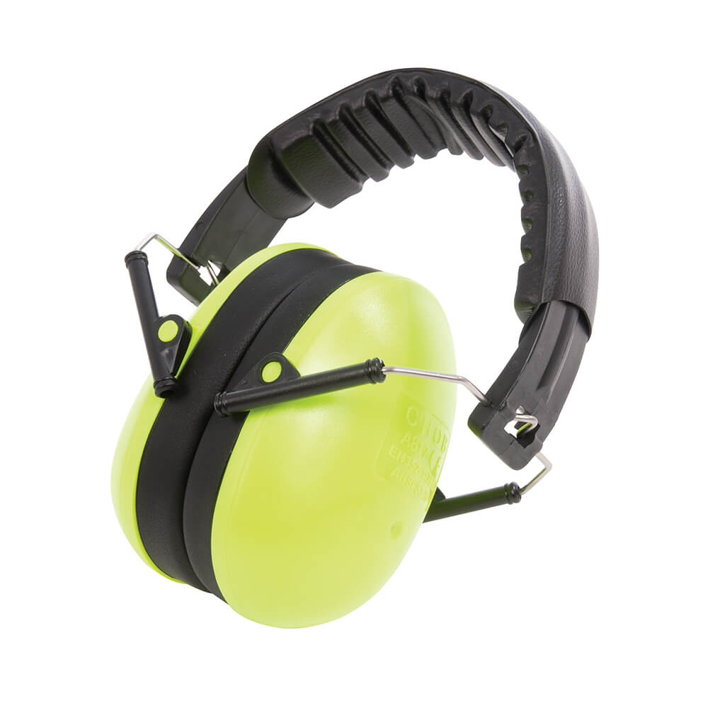 Silverline Childrens Junior Ear Defenders Green 1#colour_green