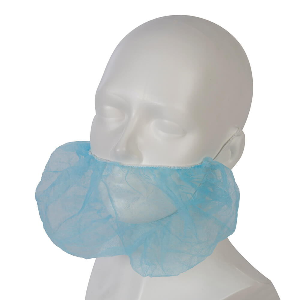 Silverline Disposable Beard Net 100-Pack Blue 1#colour_blue