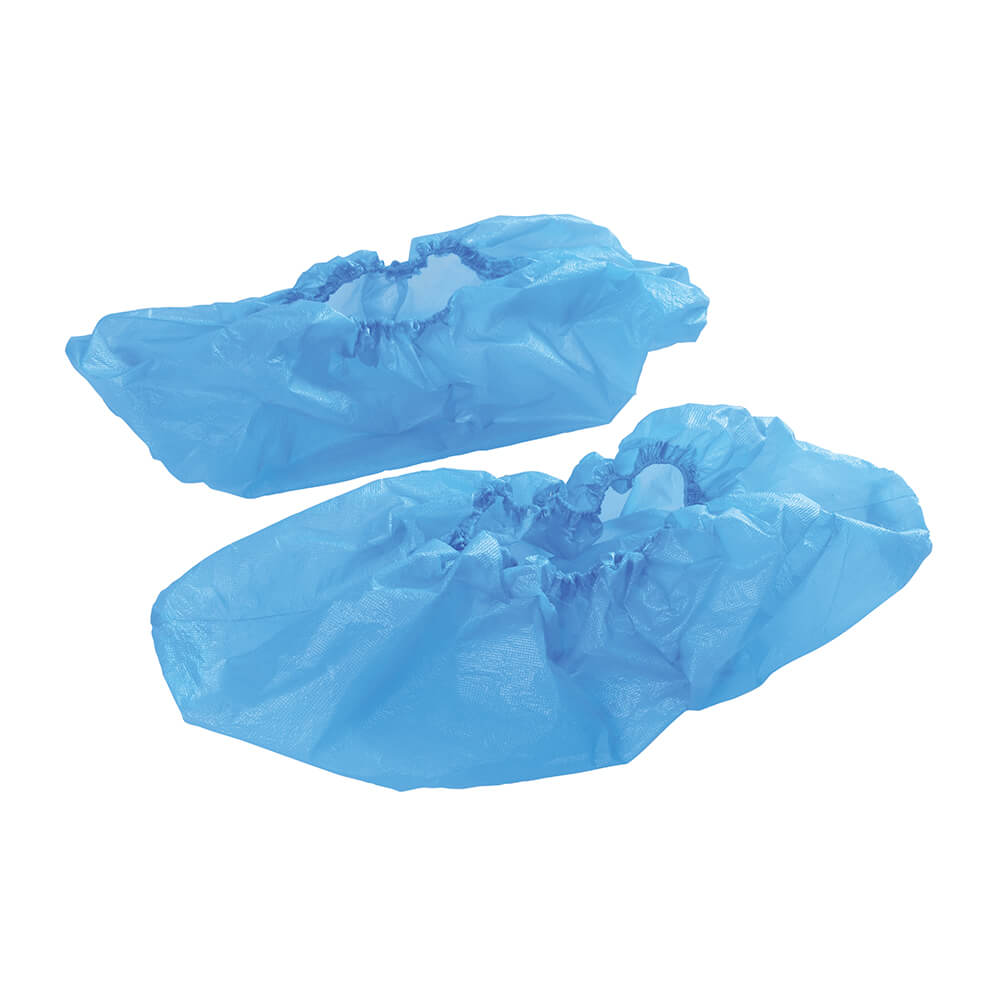 Silverline Disposable Shoe Covers 100-Pack Blue 1#colour_blue