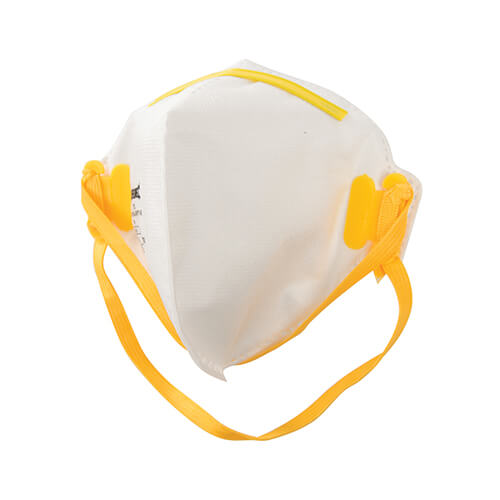 Silverline Fold Flat Face Mask FFP1 NR White 1#colour_white