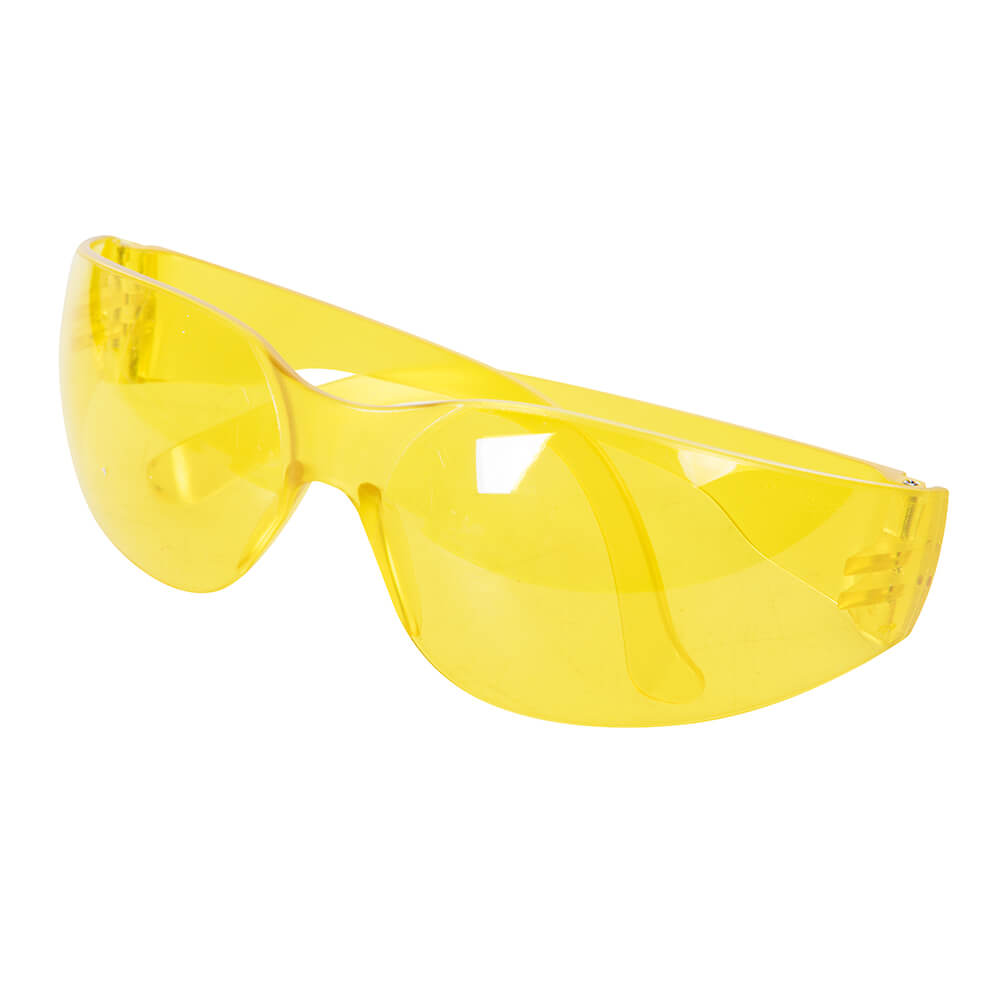 Silverline UV Protection Wrap-around Safety Glasses Yellow 1#colour_yellow