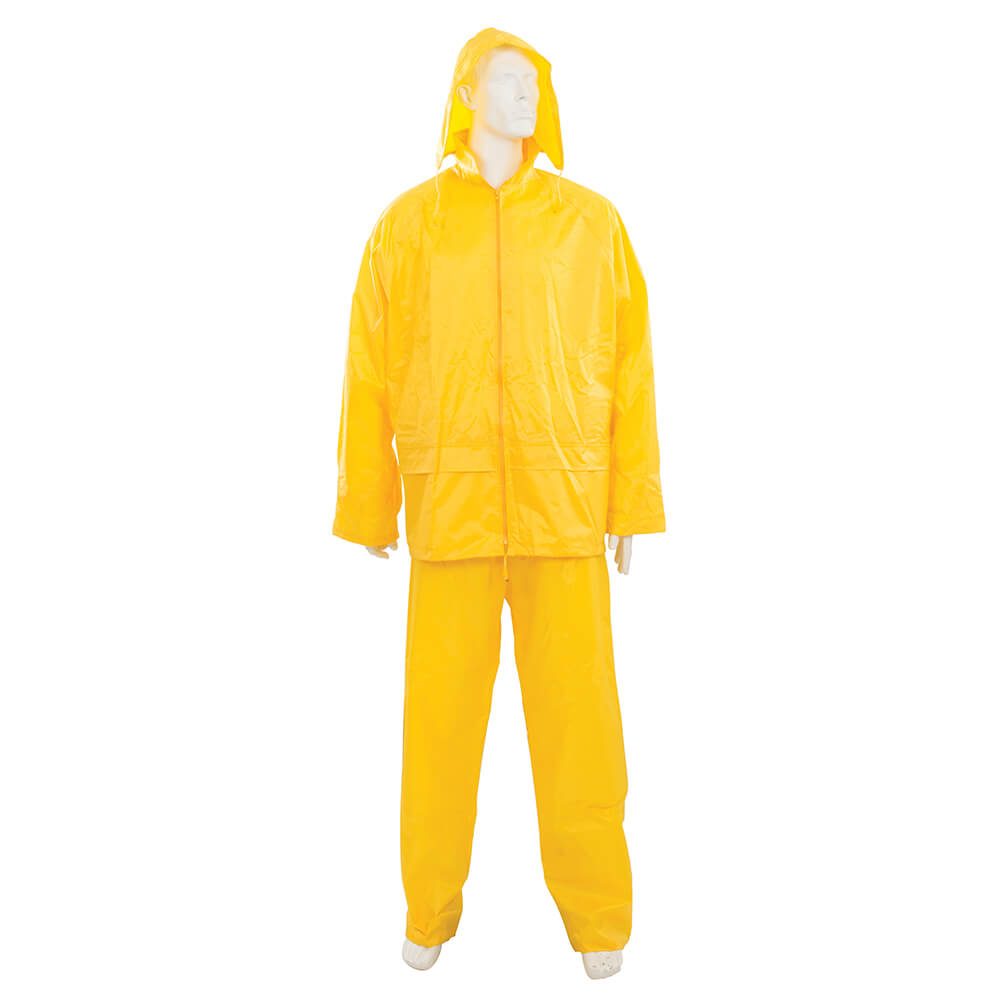 Silverline Waterproof Rain Suit Yellow 2-Piece Yellow 1#colour_yellow