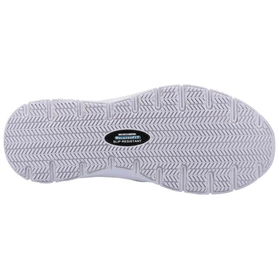 Skechers Bronwood Flex Advantage Slip Resistant Work Shoes-White-3