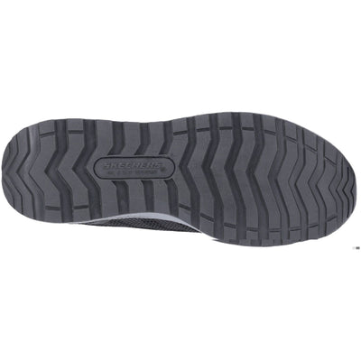 Skechers Bulklin-Lyndale Athletic Safety Toe Cap Work shoes-Black-Grey-3