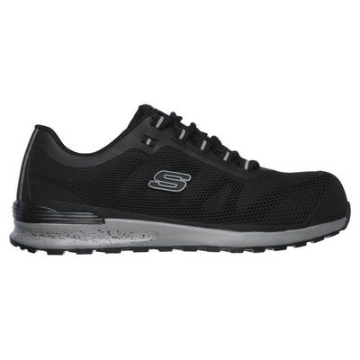 Skechers Bulklin Work Safety Shoes-Black-3