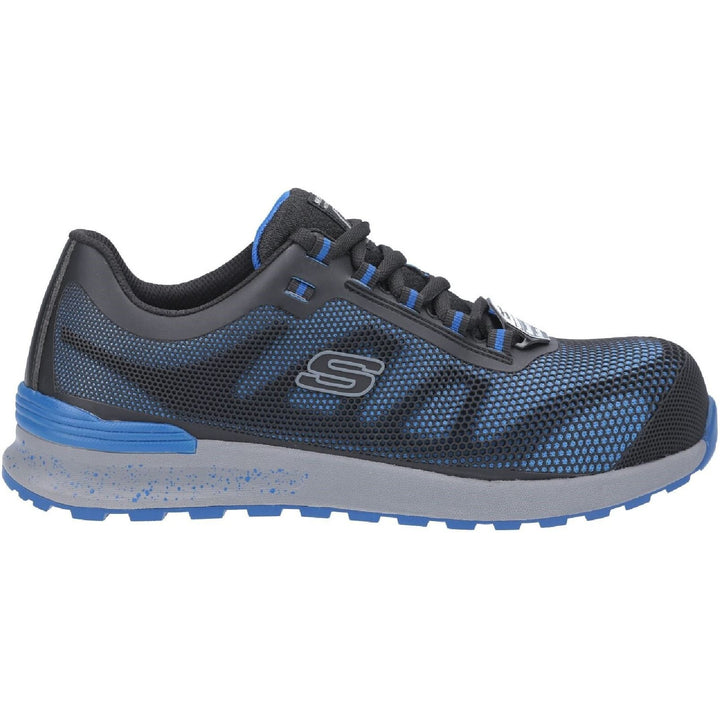 Skechers Bulklin Work Safety Shoes-Blue-4