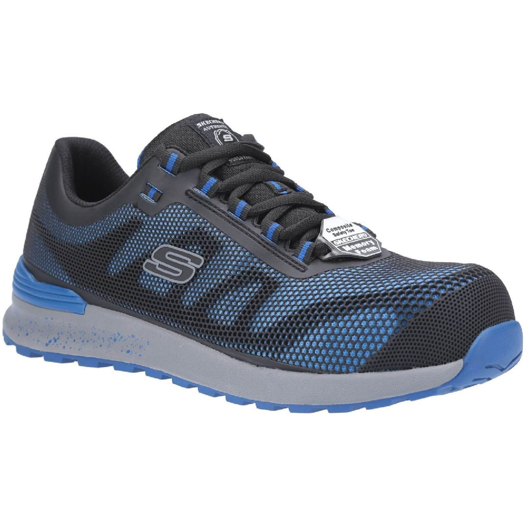 Skechers Bulklin Work Safety Shoes-Blue-Main