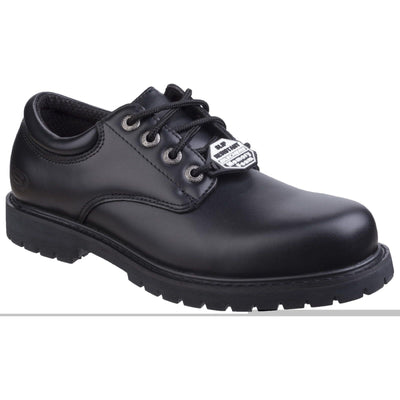 Skechers Cottonwood Elks Slip Resistant Work Shoes-Black-Main