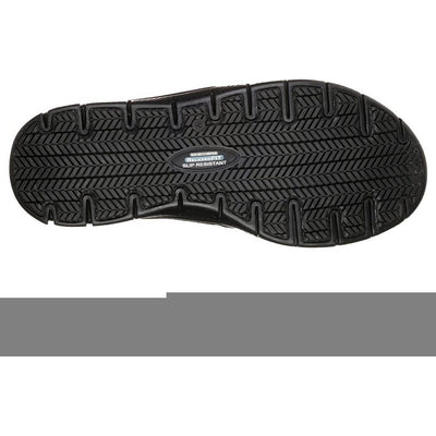 Skechers Cozard Slip Resistant Work Shoes-Black-2