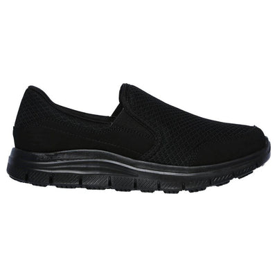 Skechers Cozard Slip Resistant Work Shoes-Black-3