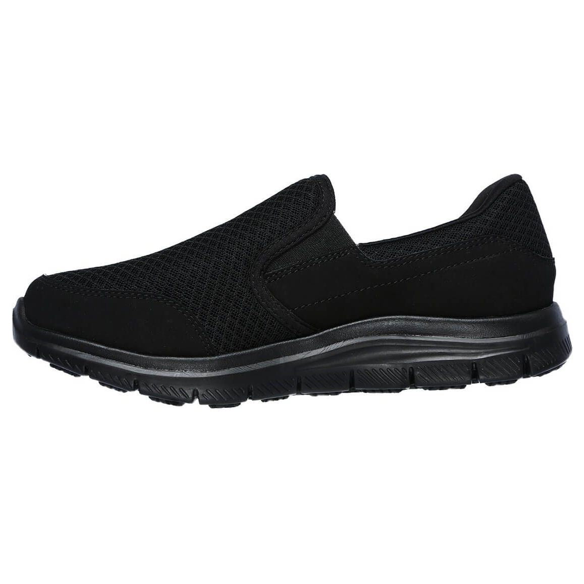 Skechers Cozard Slip Resistant Work Shoes-Black-5