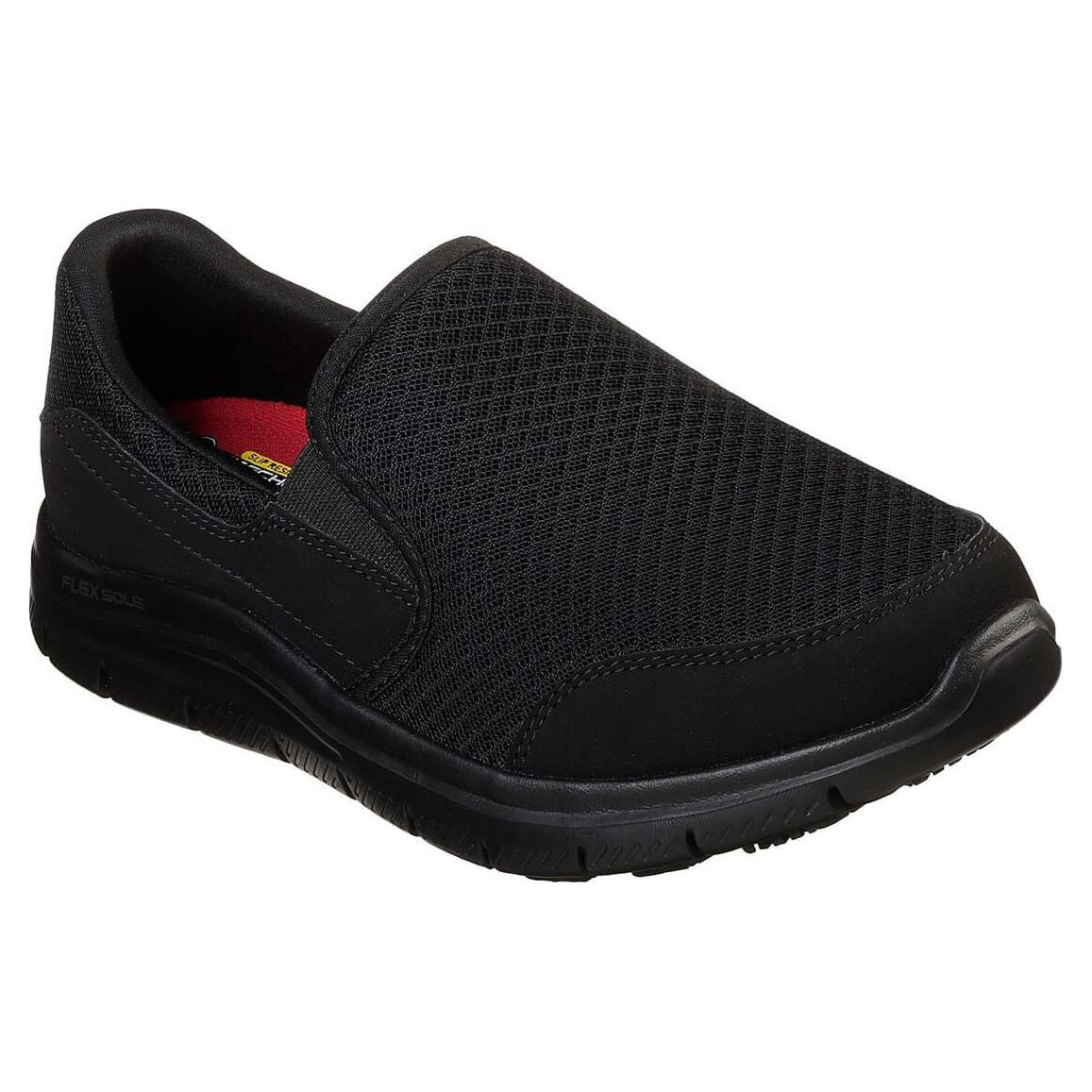 Skechers Cozard Slip Resistant Work Shoes-Black-Main