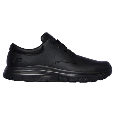 Skechers Fourche Flex Advantage Slip resistant Work Shoes-Black-3