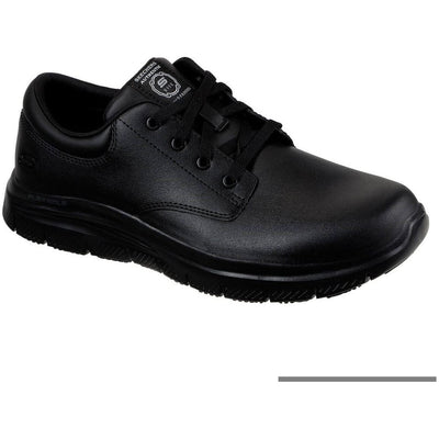 Skechers Fourche Flex Advantage Slip resistant Work Shoes-Black-Main