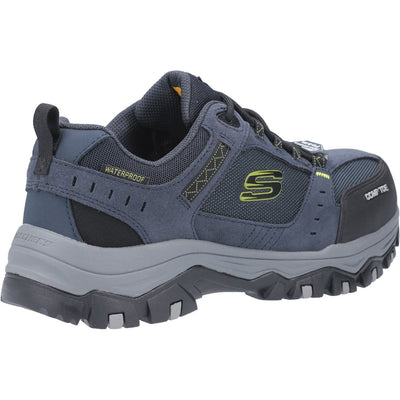 Skechers Greetah Composite Toe Cap Hiking Shoe-Navy-Black-2