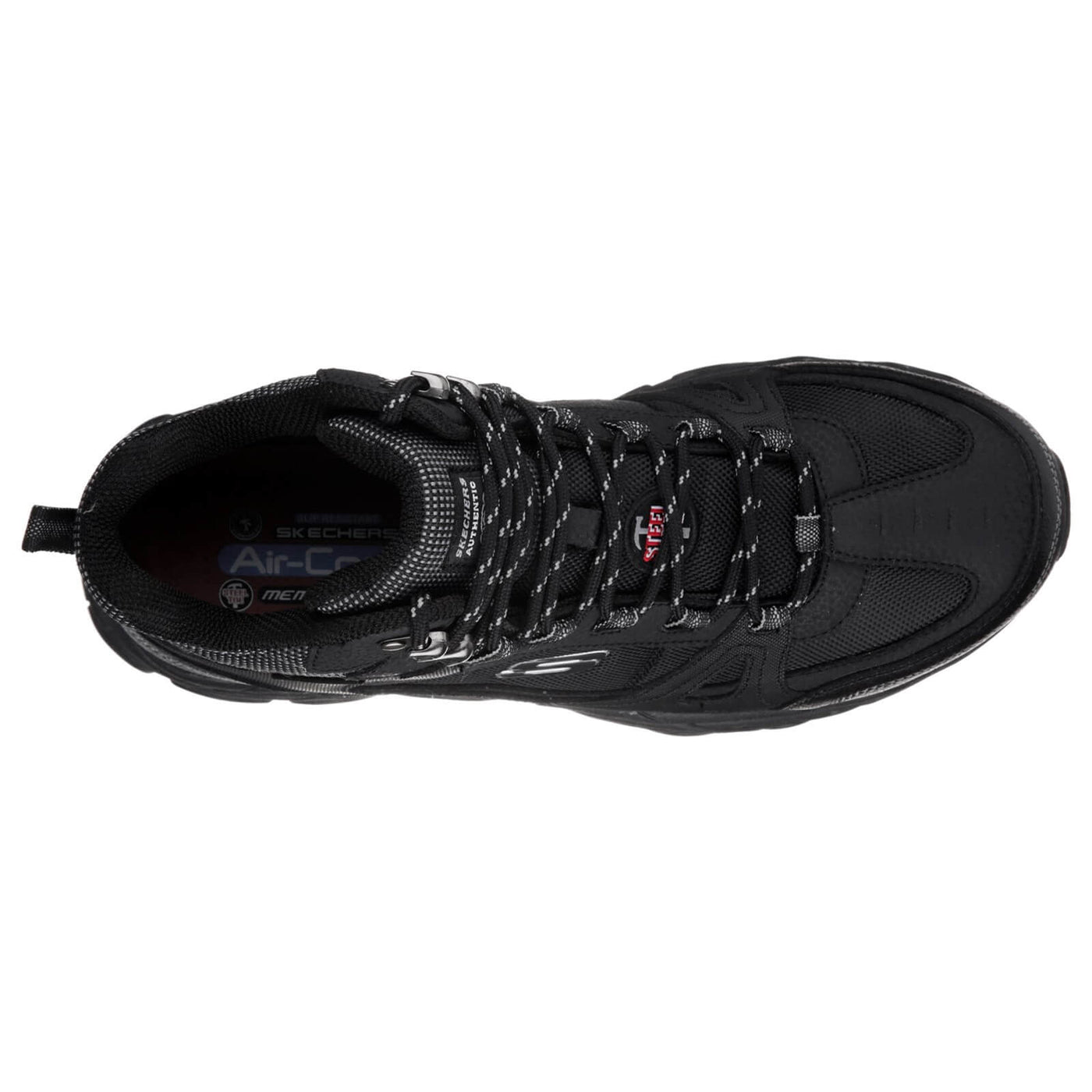 Skechers Ledom Safety Boots Black 4#colour_black